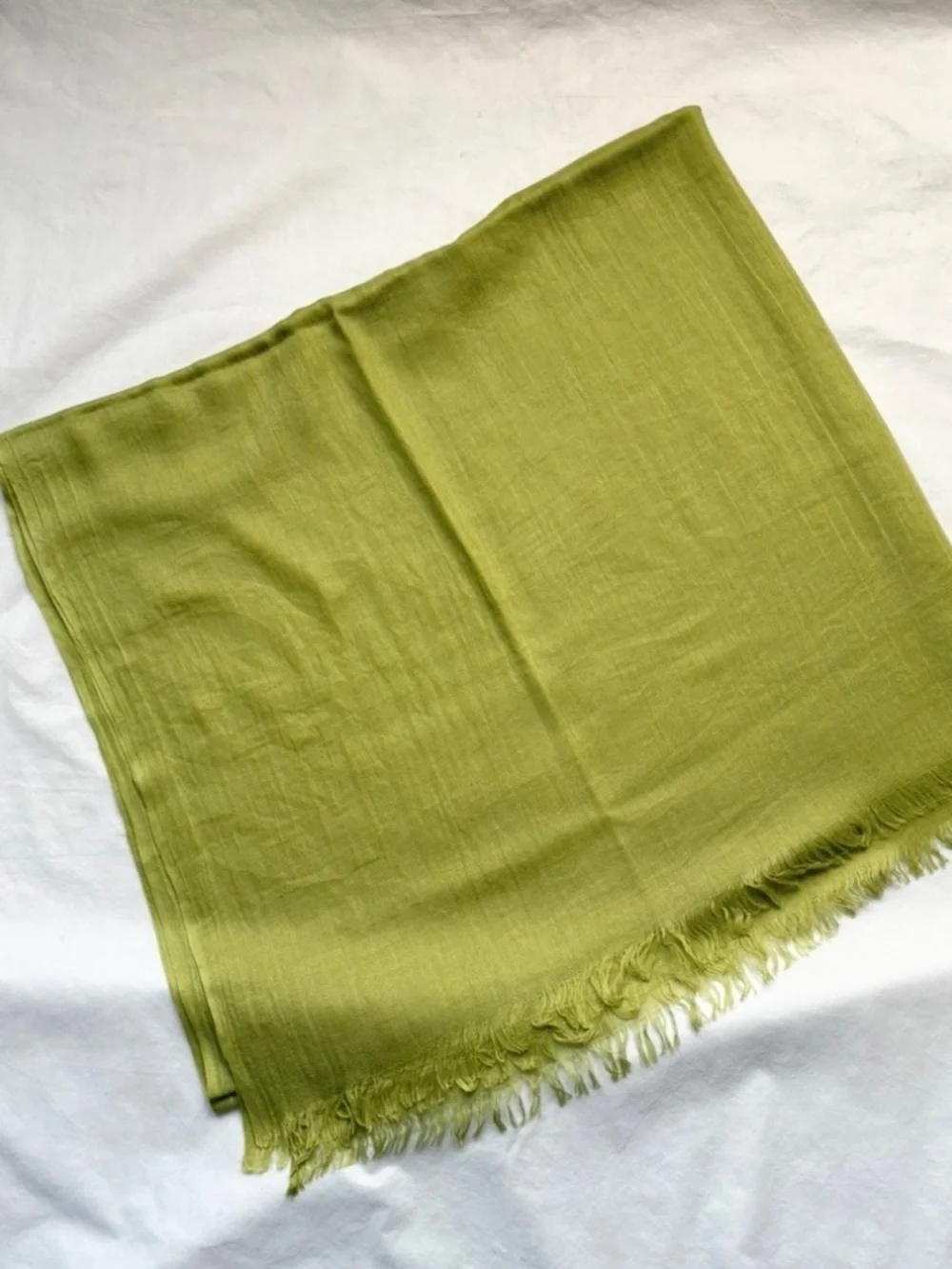 Scarf, Olive Green Scarf, Large Cotton Summer Shawl, Soft Wrap Women Accessories